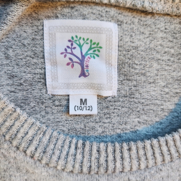 Gray Bear Design Kids Sweater, Size Medium - Picture 3 of 7
